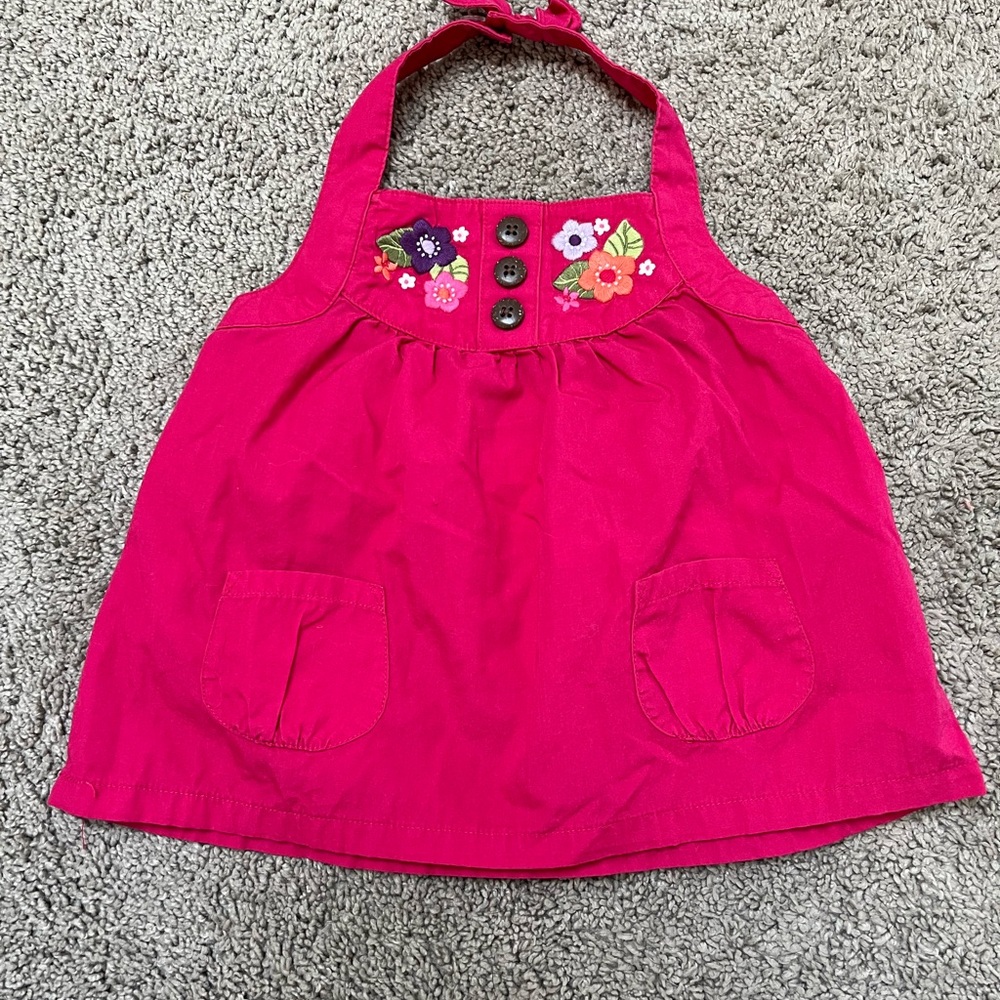 Gymboree Pink Floral Halter Top